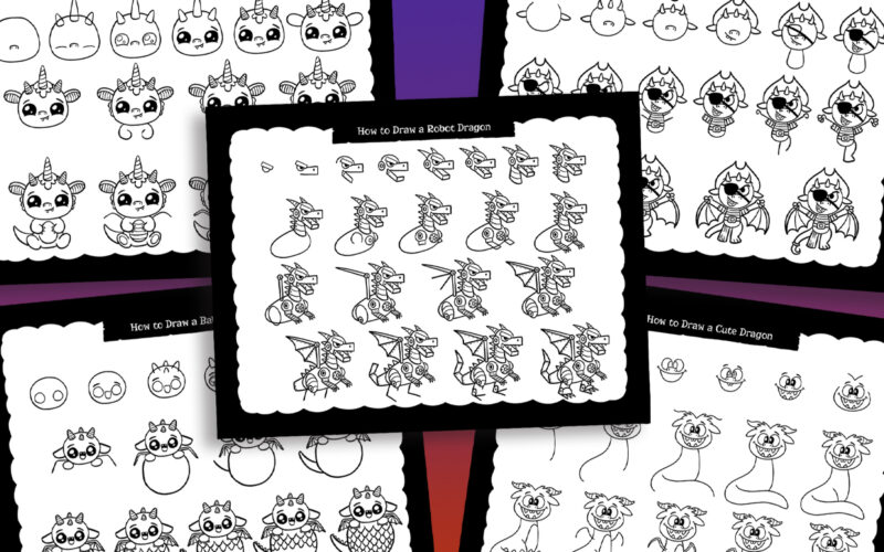 How To Draw Magical Dragons - Image 3