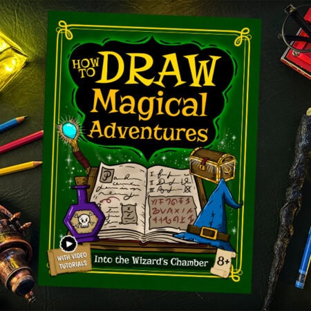 INTO THE WIZARD'S CHAMBER ACTIVITY BOOK COVER